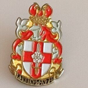 KENSINGTON PEI Enamel Pin Prince Edward Island Coat Of Arms